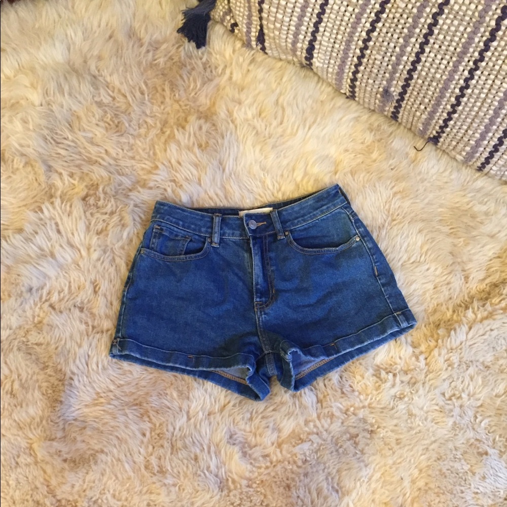 Classic Blue Denim Women's Shorts